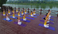 Raum für Entfaltung. Yoga bietet in China die seltene Gelegenheit, sich ganz auf sich selbst zu besinnen.