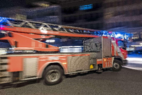 Leiterwagen der Feuerwehr (Symbolbild).