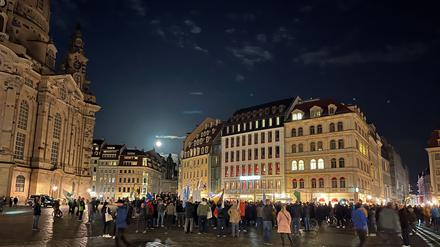Protest in Dresden.
