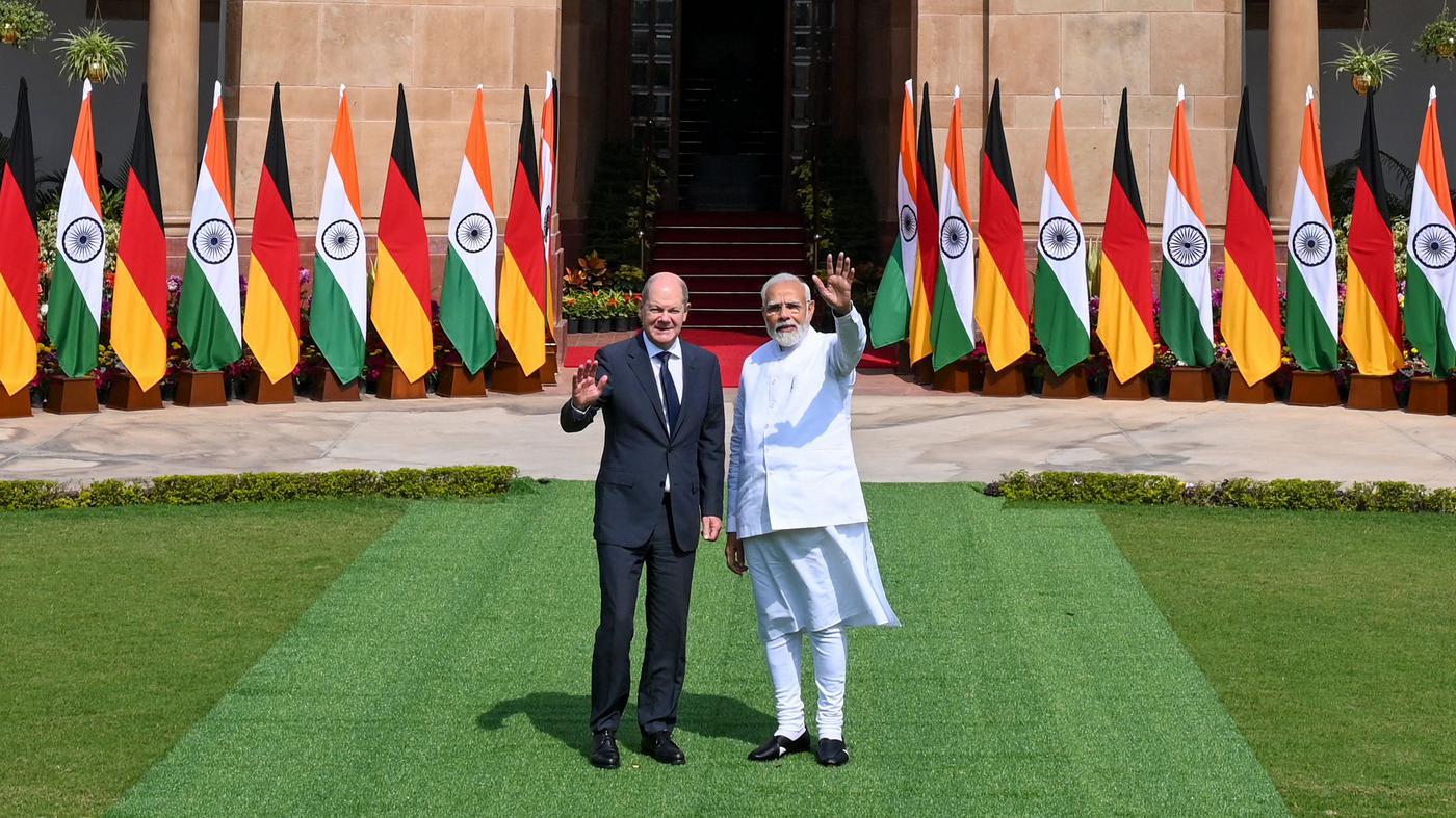 Schulz tiba di India untuk berkunjung
