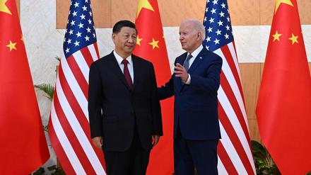 Um Zugänglichkeit bemüht: Die Präsidenten Joe Biden und Xi Jinping auf Bali. 