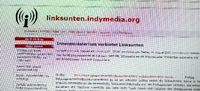 Verboten: Die Internetseite "linksunten.indymedia.org"