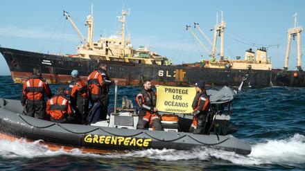 Umweltschützer in der Sky-Doku „Inside Greenpeace“.