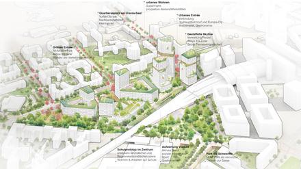 Das Architekturbüro ISSS research ging als Sieger aus dem im April 2022 abgeschlossenen wettbewerblichen Dialogverfahren zur Neugestaltung des ULAP-Quartiers am  Hauptbahnhof hervor.