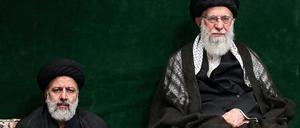 Irans Führung mit dem Obersten Religionsführer Chamenei und Präsident Raisi an der Spitze hetzen immer wieder gegen Israel.