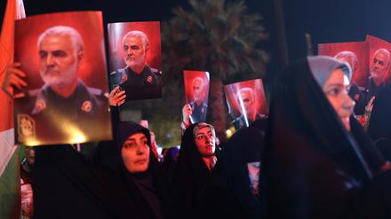 Pro-palästinensischer Protest im Iran. 
