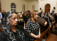 Christen beim Karfreitagsgottesdienst in Bagdad.