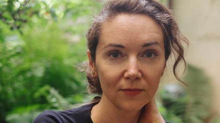 Die Schriftstellerin Iris Wolff. Sie wurde 1977 in Sibiu geboren.  