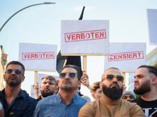 Demo unter strengen Auflagen: Rund 2300 Teilnehmer bei Islamisten-Kundgebung in Hamburg