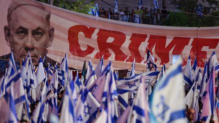 Seit vielen Wochen protestieren Hunderttausende Israelis gegen die Justizreform und Premier Netanjahu.