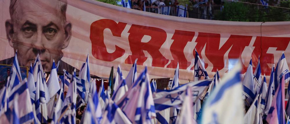Seit vielen Wochen protestieren Hunderttausende Israelis gegen die Justizreform und Premier Netanjahu.