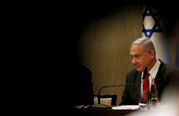 Ist es das Ende seiner politischen Karriere? Israels Ministerpräsident Benjamin Netanjahu bei einer Pressekonferenz am Mittwoch.