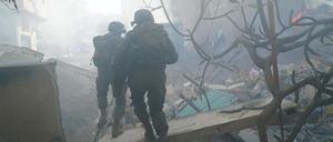 Israelische Soldaten im Gazastreifen.