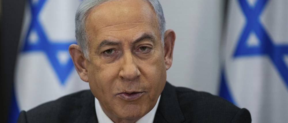 Benjamin Netanjahu, Ministerpräsident von Israel, im Archivbild
