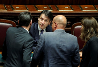 Italiens Ministerpräsident Conte im Parlament