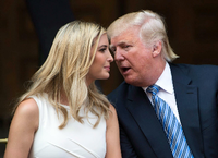 En Herz und eine Seele: Donald Trump und Tochter Ivanka. "Sie ist ein so wunderbarer Mensch", twittert der Präsident.