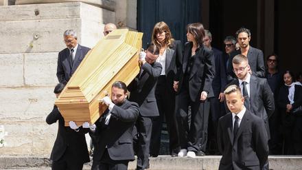 Beerdigung von Jane Birkin.