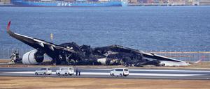 Auf dem Flughafen Haneda in Tokio waren Anfang Januar zwei Flugzeuge kollidiert. 