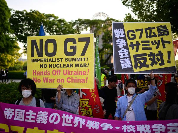 Viele Japaner sind besorgt, dass der G7 Gipfel zur Aufrüstung, nicht zur Friedensbewahrung gilt.