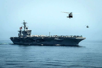 Insgesamt befinden sich neun US-Kriegsschiffe im Arabischen Meer.