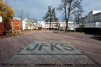 Die John-F.-Kennedy-Schule im Berliner Stadtteil Zehlendorf.