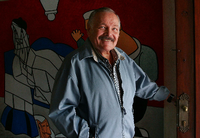 Der mexikanische Künstler José Luis Cuevas 2007 in Mexiko-Stadt.