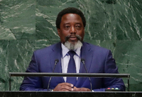 Der Präsident der Demokratischen Republik Kongo Joseph Kabila Kabange bei einem Auftritt vor der Generalversammlung der Vereinten Nationen im September.