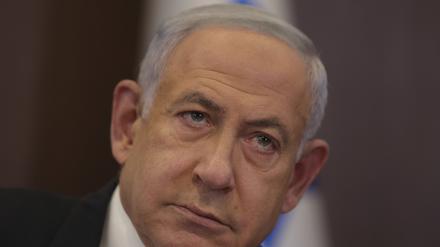 Benjamin Netanjahu, Ministerpräsident von Israel.