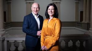 Kai Wegner und Katharina Günther-Wünsch im Abgeordnetenhaus Berlin am 02.02.2023. 