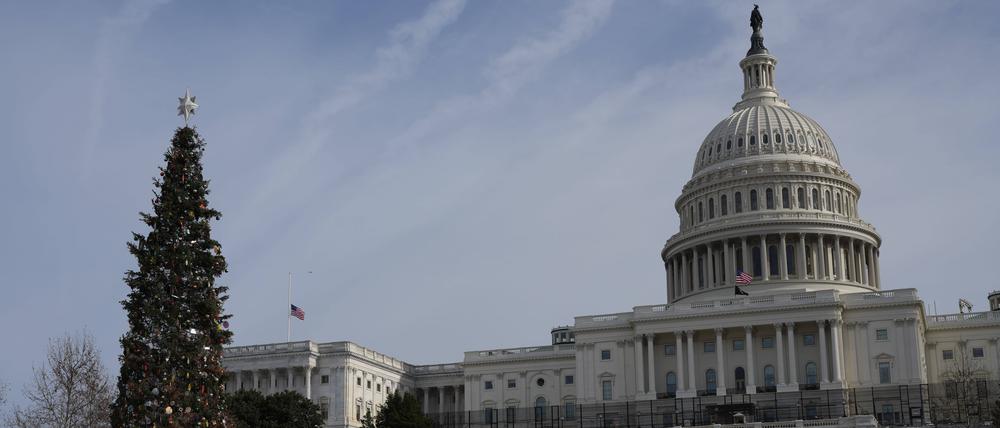 Das Kapitol in Washington, USA, im Januar 2021, ein Jahr nach der Erstürmung (Archivbild).