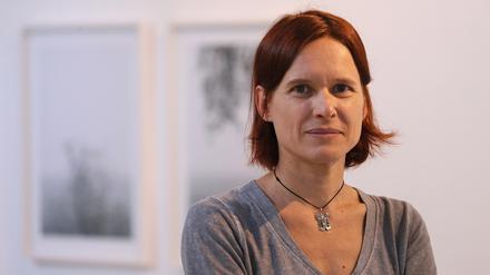 Katja Gragert in der Ausstellung „Quiet Memories“ im Kunsthaus Sans Titre. 