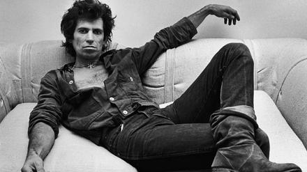 Personifizierte Rockstar-Lässigkeit. Keith Richards 1980 in New York.