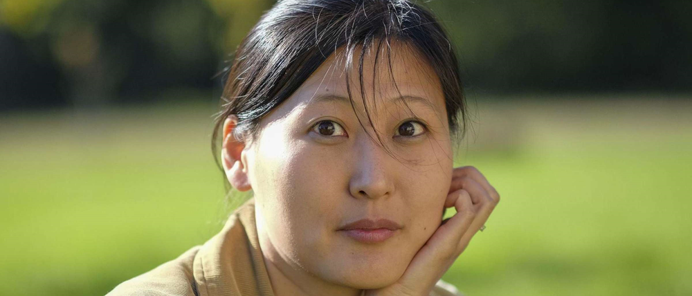 Die österreichische Schriftstellerin Anna Kim. Sie wurde 1977 im südkoreanischen Daejon geboren und kam 1979 nach Deutschland.