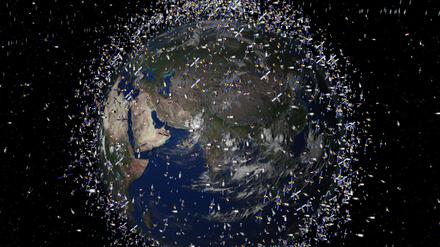 Auch im Weltraum gibt es Müll, so viel, dass die ESA regelmäßig Umweltberichte veröffentlicht.