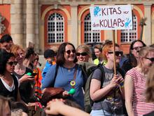 Aktionstag in Potsdam: Mehrere Einrichtungen beim Kitakollaps dabei