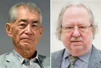 Tasuku Honjo (links), Professor an der Universität von Kyoto, und US-Immunologe James P. Allison teilen sich den Medizin-Nobelpreis 2018.