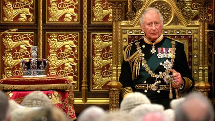 Der britische König Charles III. wird am 6. Mai 2023 in London gekrönt. 
