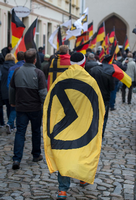 Aufmarsch von Rechtsextremisten im September 2016 in Bautzen.