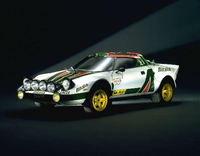 Der Lancia Stratos gewann 1974, '75 und '76 die Rallye-WM.