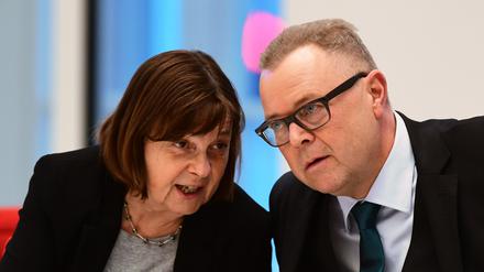 Die Regierungs-Vizes Ursula Nonnemacher (Grüne) und Michael Stübgen (CDU) lagen schon öfter im Clinch. Aktuell geht es Differenzen beim Kinderschutz.