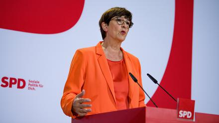  Saskia Esken, SPD-Vorsitzende.