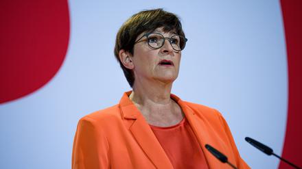 Saskia Esken ist SPD-Vorsitzende.