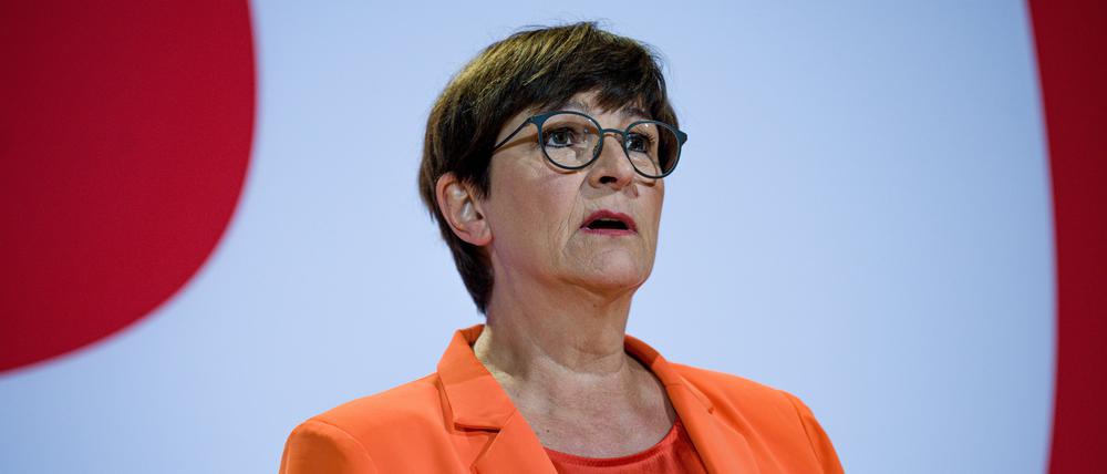 Saskia Esken ist SPD-Vorsitzende.