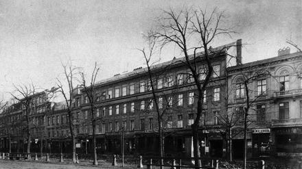 Unter den Linden 17 am Ende des 19. Jahrhunderts.