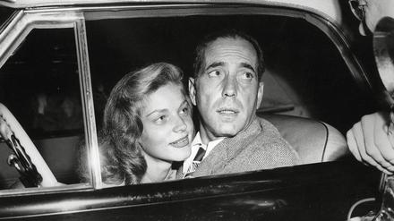 Lauren Bacall and Humphrey Bogart, etwa 1944.