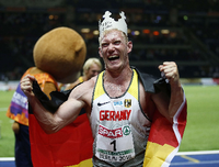 König Arthur. Der Zehnkämpfer jubelte ausgelassen über die Goldmedaille bei der Leichtathletik-EM in Berlin.