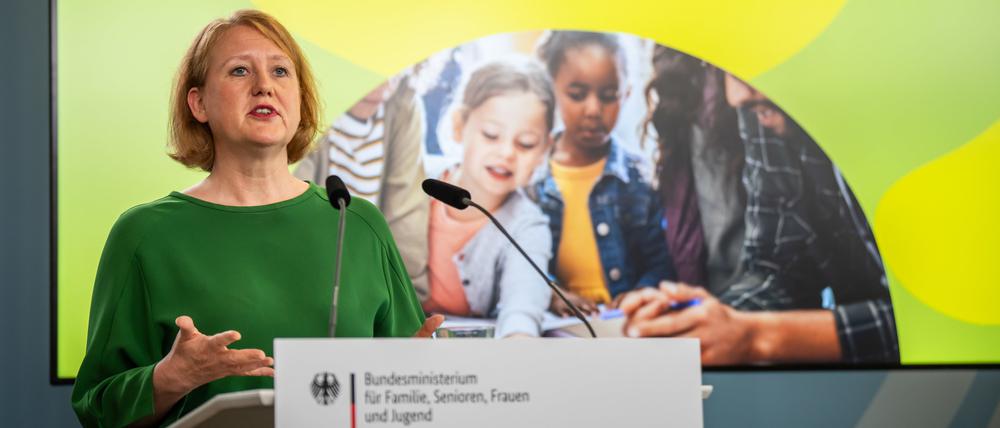 Lisa Paus (Bündnis90/Die Grünen), Bundesministerin für Familie, Senioren, Frauen und Jugend.