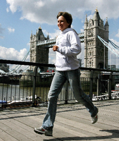 Irina Mikitenko lief immer gerne in london - wenn auch eher zum Marathon als ins Büro.