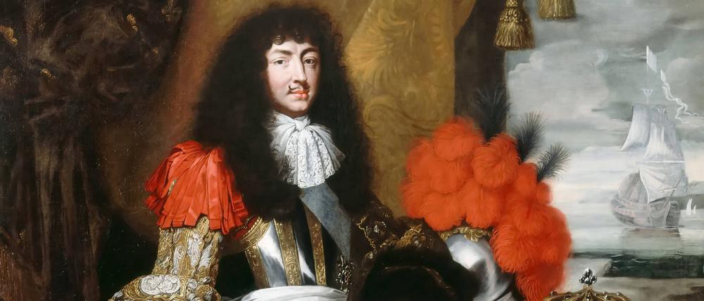 Ganz schön schick. Ludwig XIV., (1639 -  1715) in vollem Ornat.