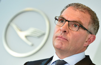 Lufthansa-Konzernchef Carsten Spohr (am 17. März 2016) während der Lufthansa Bilanz-Pressekonferenz in Frankfurt am Main.